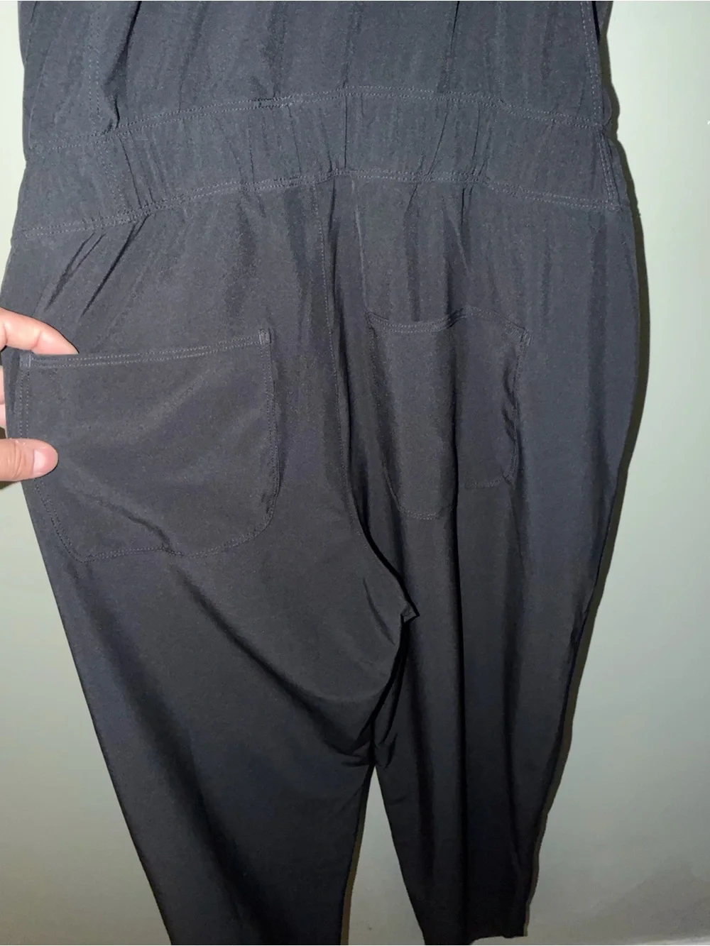 Patagonia SMALL Black Fleetwith Sleeveless Drawstring Jumpsuit NWOT NEVER WORN 😍 - Picture 8 of 16